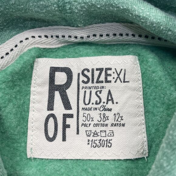 Roots of Fight Hoodie Sweatshirt Mens XL Green Frazier 1971 Boxing Madison Squar - Picture 5 of 11